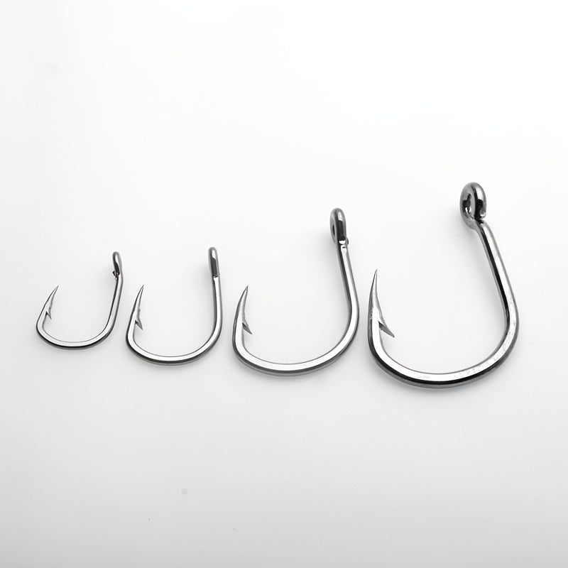 10pcs Large Shark Hook 10827 Stainless Steel Hook for Sturgeon Tuna