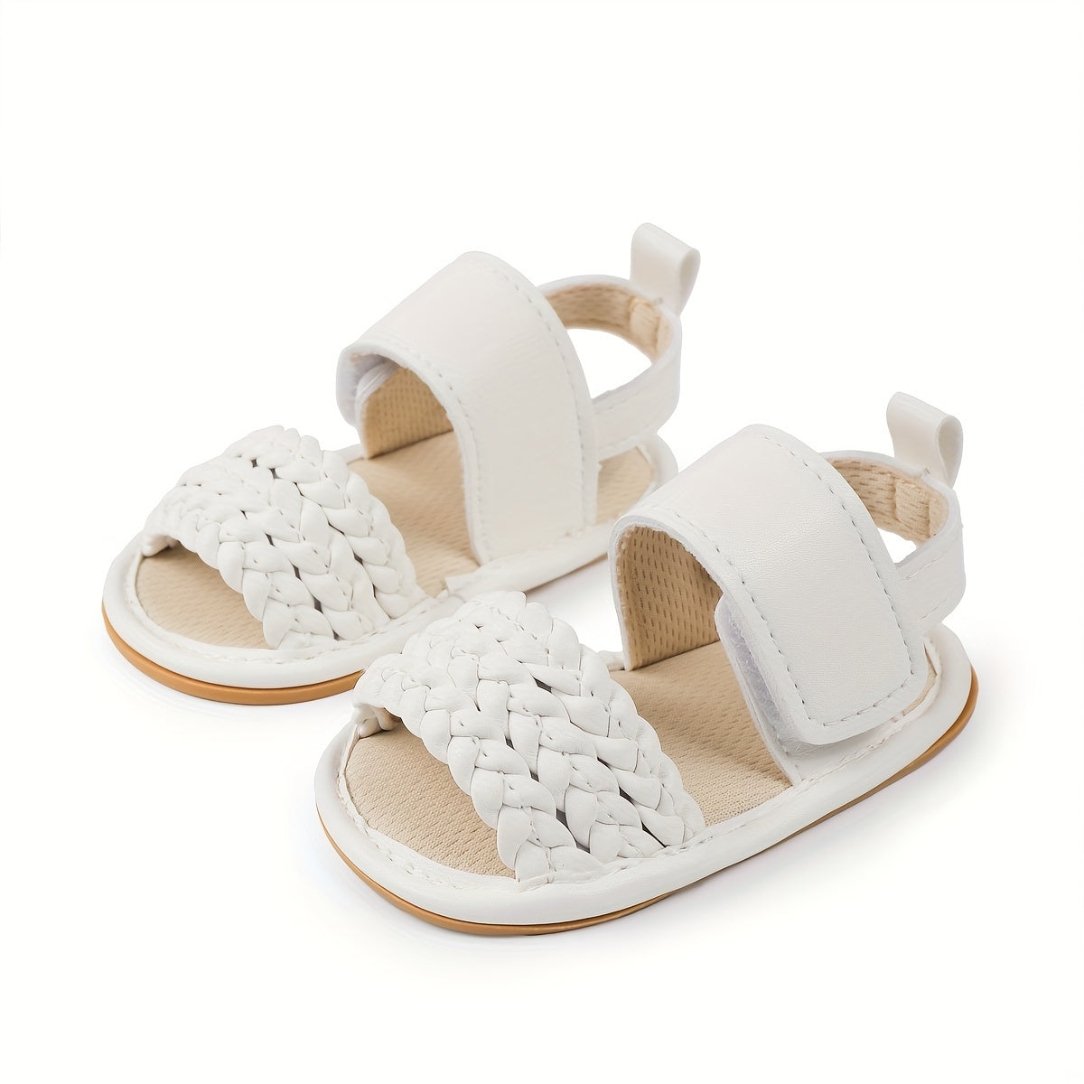 Baby Girls Breathable Open Toe Sandals Lightweight Non slip Beach Summer Shoes