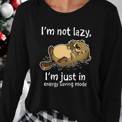Women's Long Sleeve Lounge Top - Crew Neck Sleepwear
