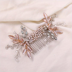 Rhinestone Hair Comb Head Jewelry Hair Accessories