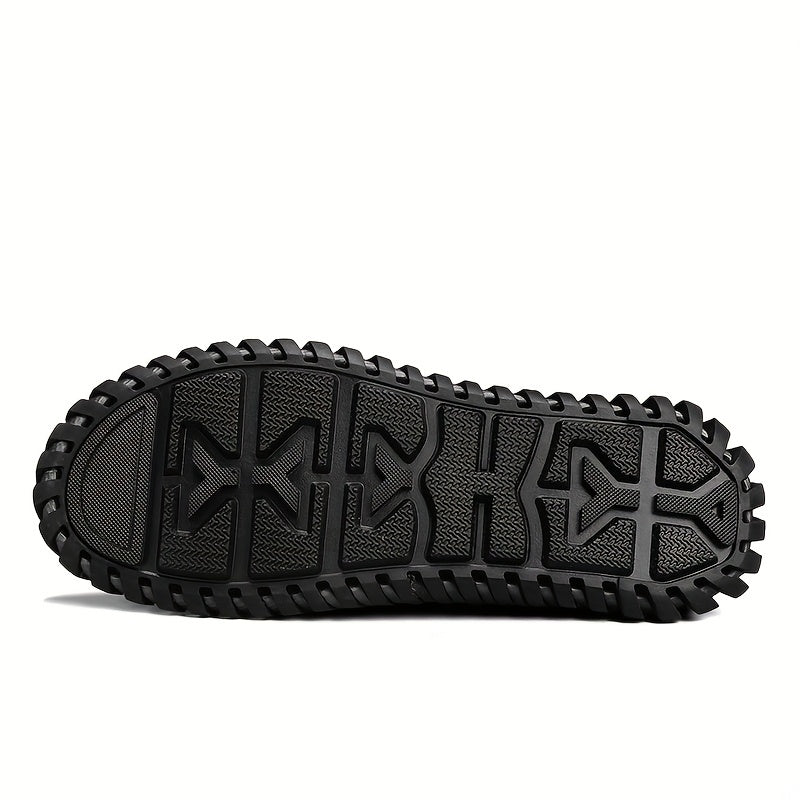 Men's Casual Slip On Slide Sandals with Buckle Strap