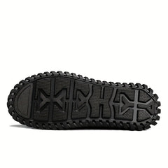 Men's Casual Slip On Slide Sandals with Buckle Strap