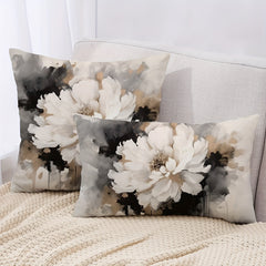 Vintage Flower Throw Pillow Covers Double Sided Printed Throw Pillowcase