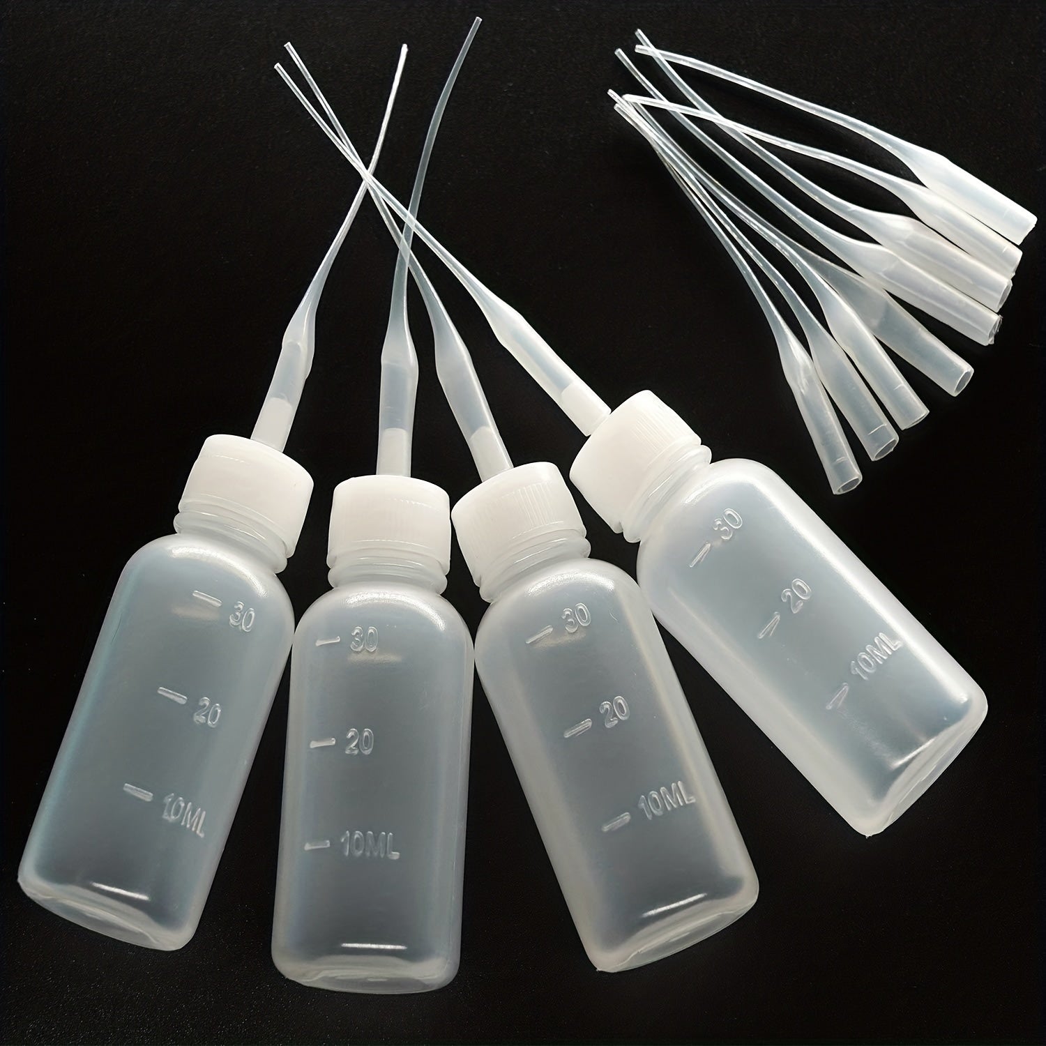 30ml Squeezable Needle Tip Bottles Set for DIY Crafts