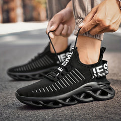 Men's Slip on Blade Sneakers Breathable Athletic Shoes