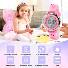 Brynnl Kids Waterproof Digital Watch with 3D Cartoon Design