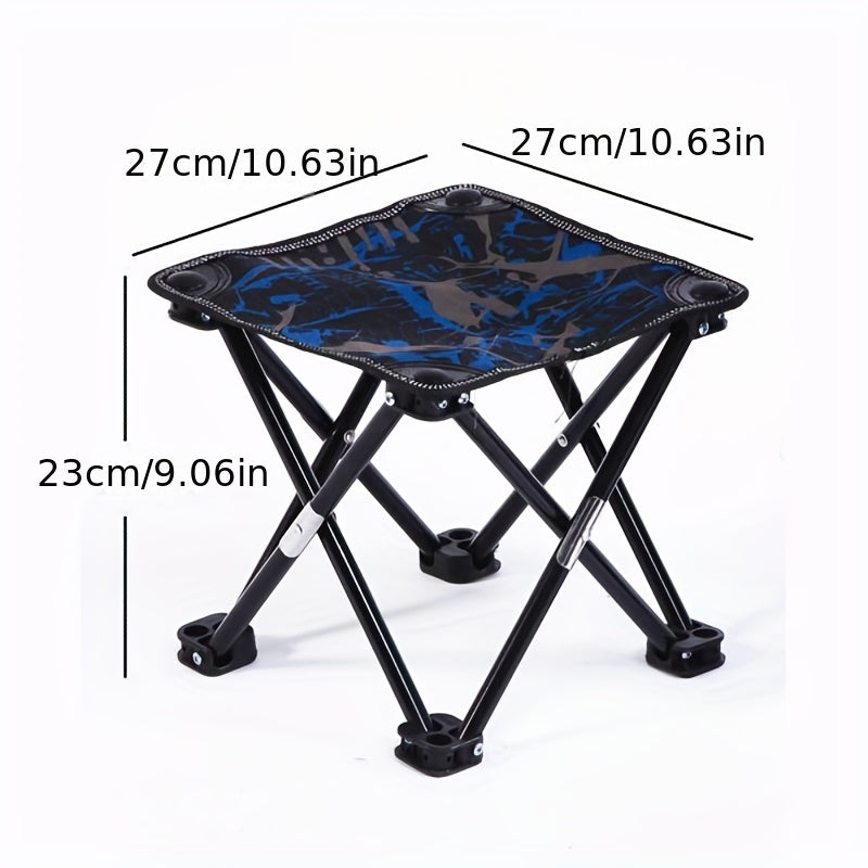 2pcs Portable Folding Stool for Outdoor Picnic Fishing