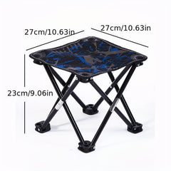 2pcs Portable Folding Stool for Outdoor Picnic Fishing