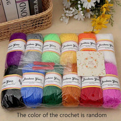 12 Rolls DIY Knitting Yarn Handwork Woolen Painting Crafts Decoration 12 X 50g