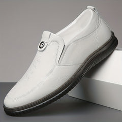Men's Pointed Toe Loafers Slip On Flat Shoes