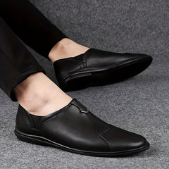 Men's Leather Slip On Casual Shoes