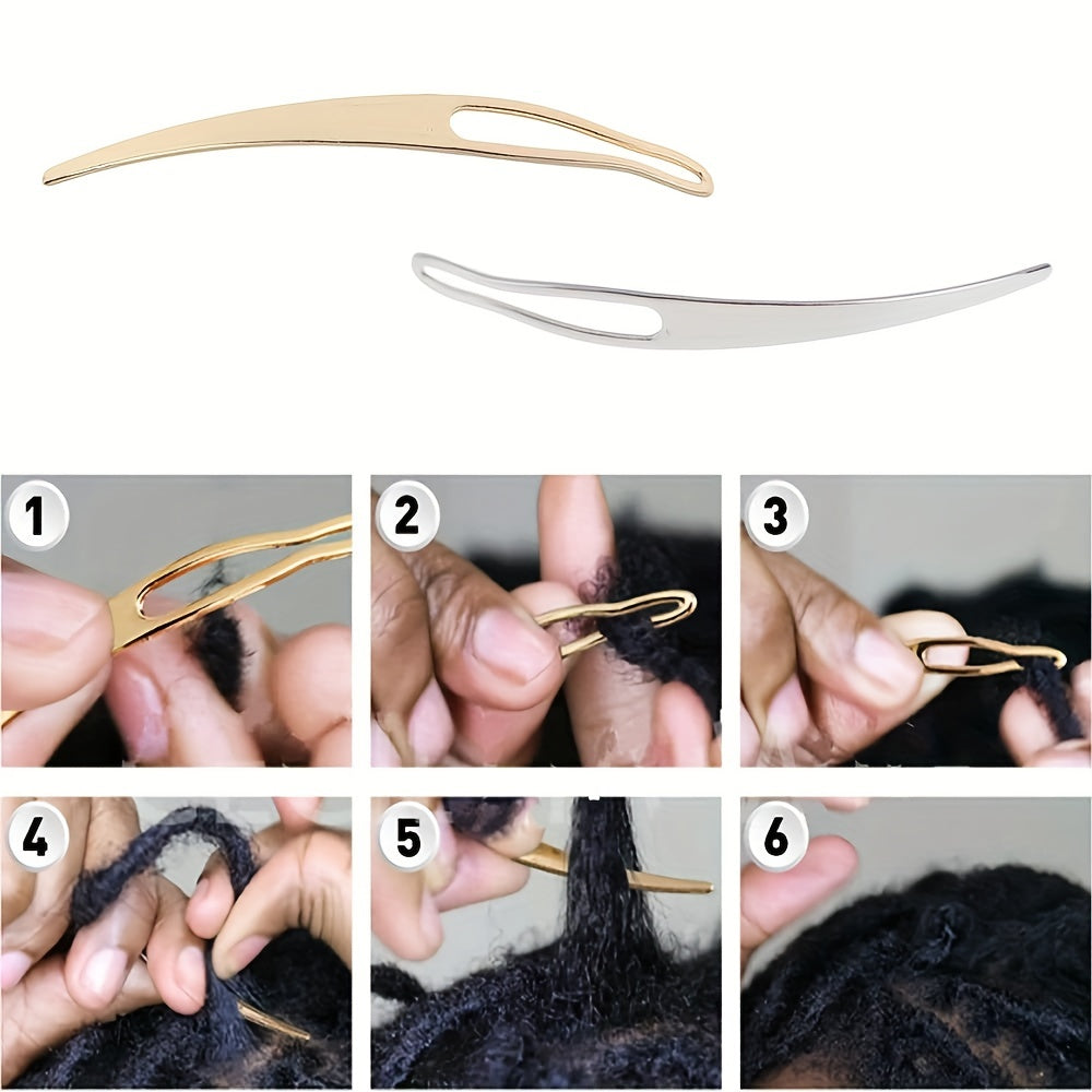 Bamboo Handle Dreadlock Crochet Needle Micro Hook
