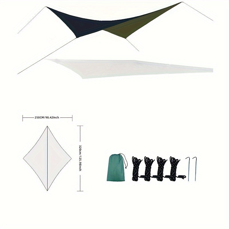 Oxford Cloth Sunshade Rainproof Canopy Multifunctional Canopy Sunshade Awning