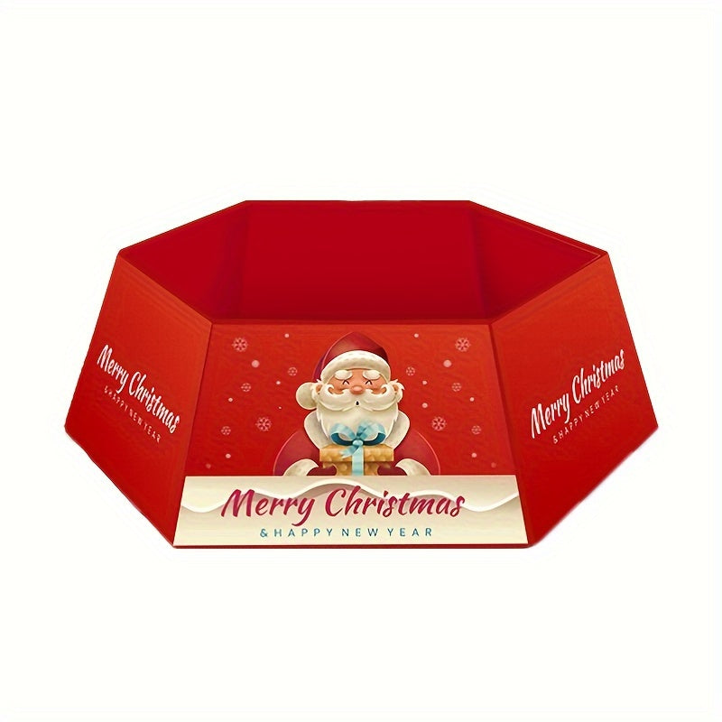 Christmas Tree Collar with Santa Claus Elk Snowman Pattern