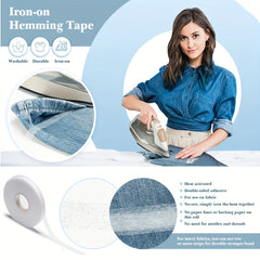 RoIron Hemming Tape Fabric Fusing Fusible Bonding Web Adhesive Tape 64 01 Meter