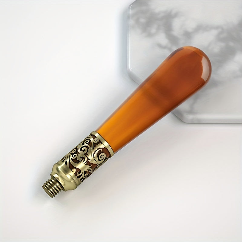 Wax Seal Stamp Handle Metal & Resin Material Fire Lacquer Brass Accessories