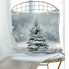 Christmas Tree Pattern Print Pillow Covers
