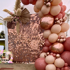 Cream Peach Balloon Garland Arch Kit Wedding Birthday Party Decor