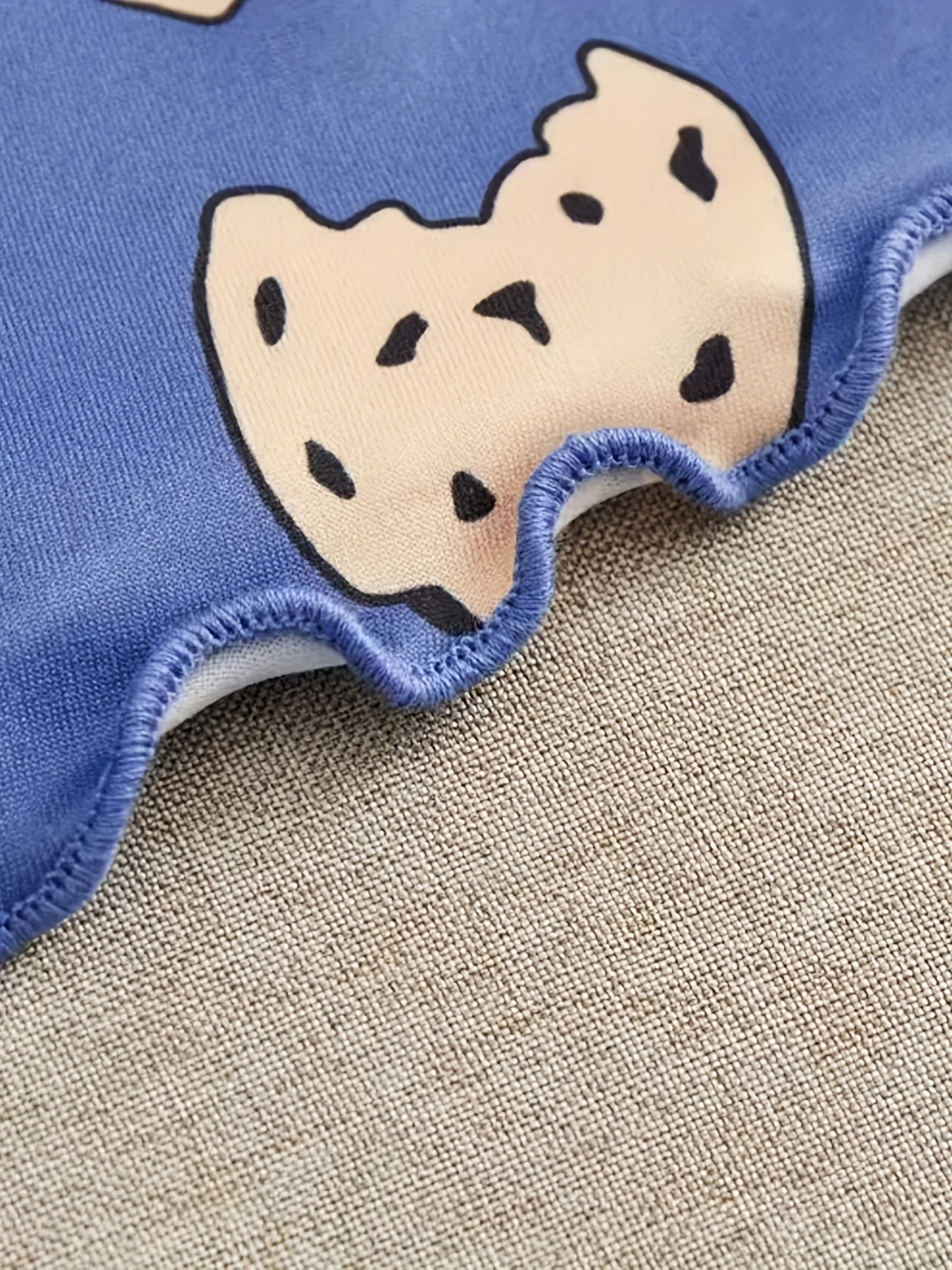 Cookies Print Pajama Set Crew Neck Cami Top & Elastic Waistband