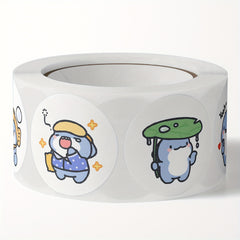 500pcs Milk Dragon Rewards Stickers Encouragement Labels