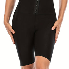 High Waist Buckles Workout Shorts for Women