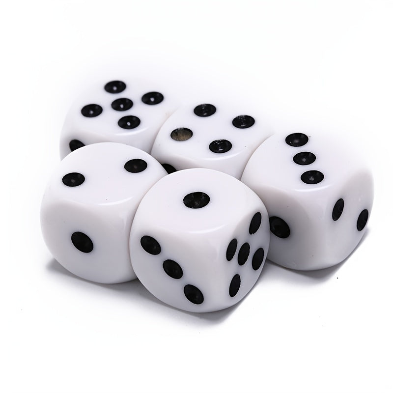 5pcs Round Corner Dice For Board Game Funny Dice Game