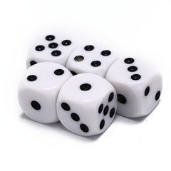 5pcs Round Corner Dice For Board Game Funny Dice Game