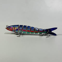 Colorful 8 Segment Bionic Wobbler Fishing Lure Hard Bait 11g 26g