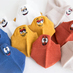 5 Pairs Boys Cartoon Casual Ankle Socks for Kids