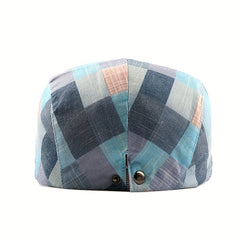 Plaid Cowboy Hat Unisex Western Style