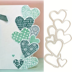 Heart Border Metal Die Cuts For Scrapbooking Hollow Hearts Frame