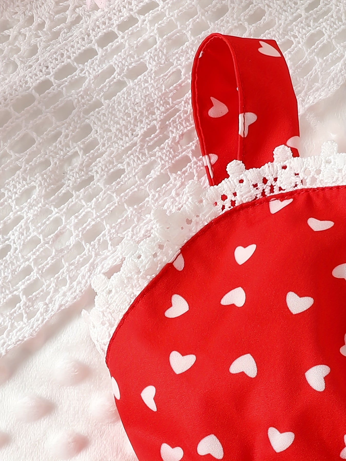 2pcs Full Of Love Suspended Dress Bag Set