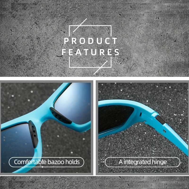 D120 Men's Polarized Night Vision Sunglasses for Outdoor Cycling
