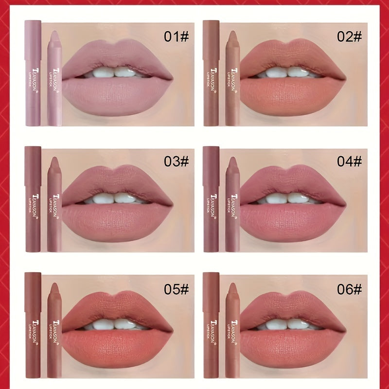 2-in-1 Lipstick & Lip Liner Long Lasting Non-Smudge Waterproof Lip Tint