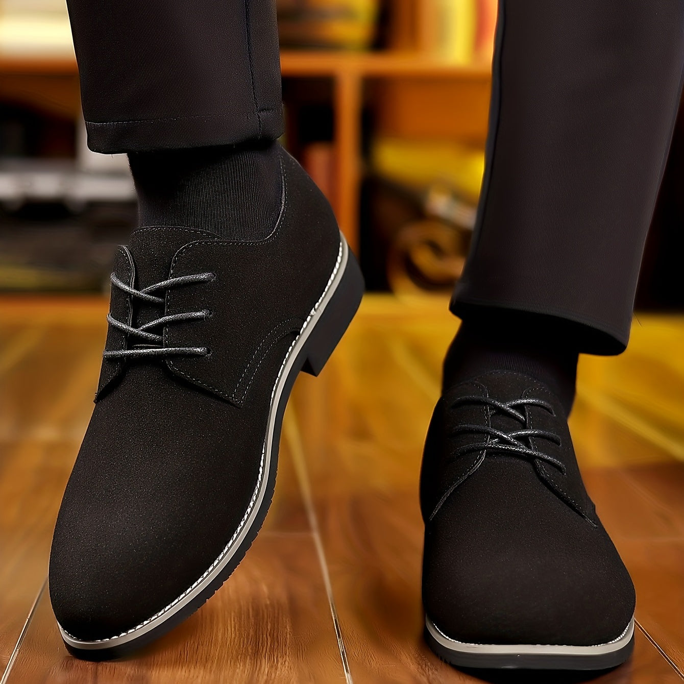 Men's Lace-up Derby Shoes Business Formal Wedding Events