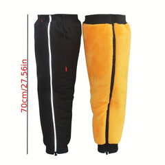 Outdoor Windproof Knee Sleeves & Leg Gaiters with Zipper
