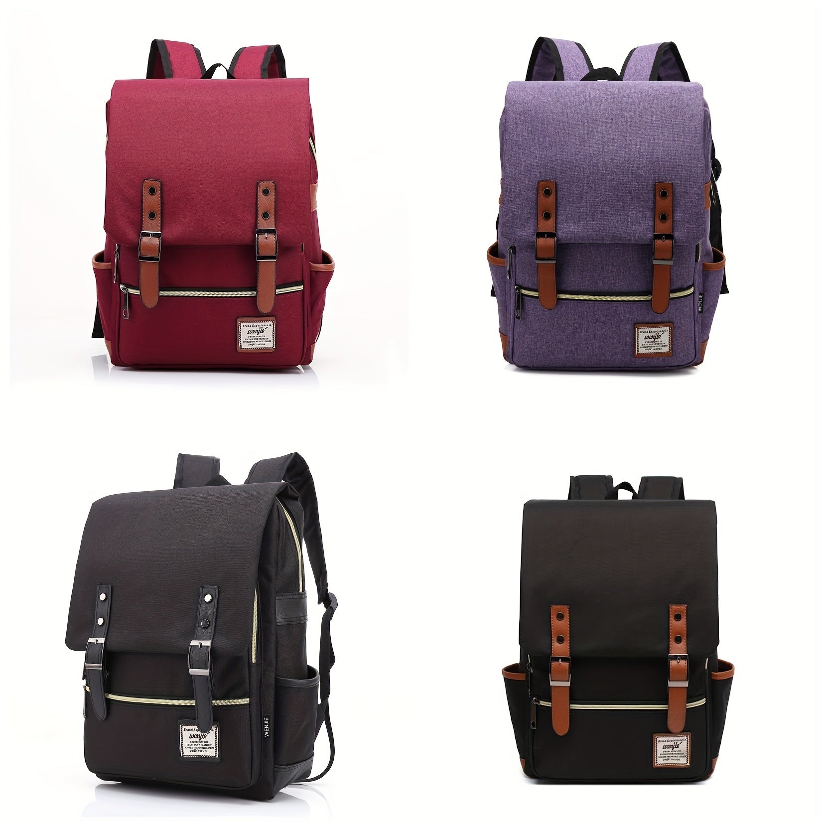 High School Men's Backpack 3D Schoolbag Notebook Junior Bag