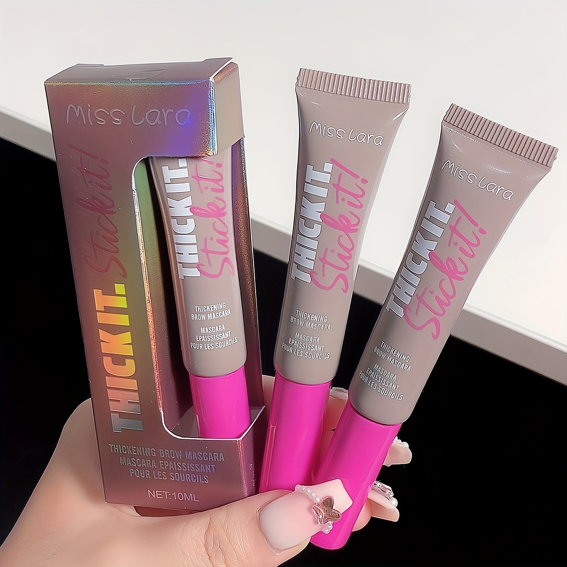 Natural 3D Fiber Eyebrow Dye Cream Long-Lasting Colorfast Makeup