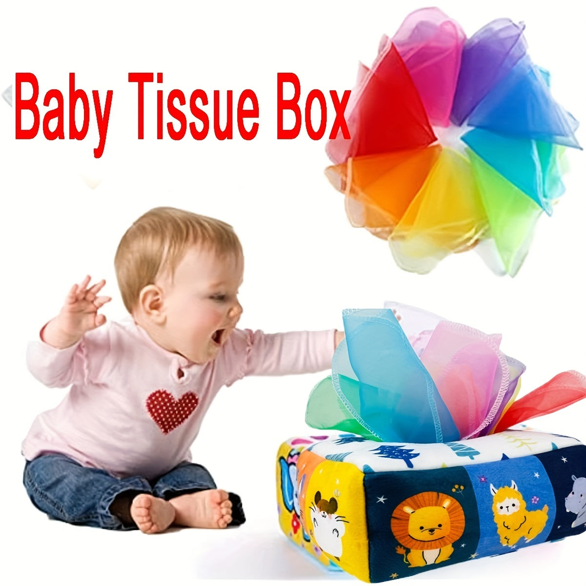 Baby's Magic Tissue Box Sensory Toy