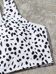 Girls 2pcs Cow Print Swimsuit Sets for Hawaii Vacation