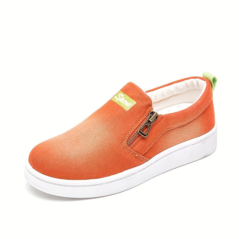 Women's Canvas Slip On Shoes Lightweight Walking Shoes
