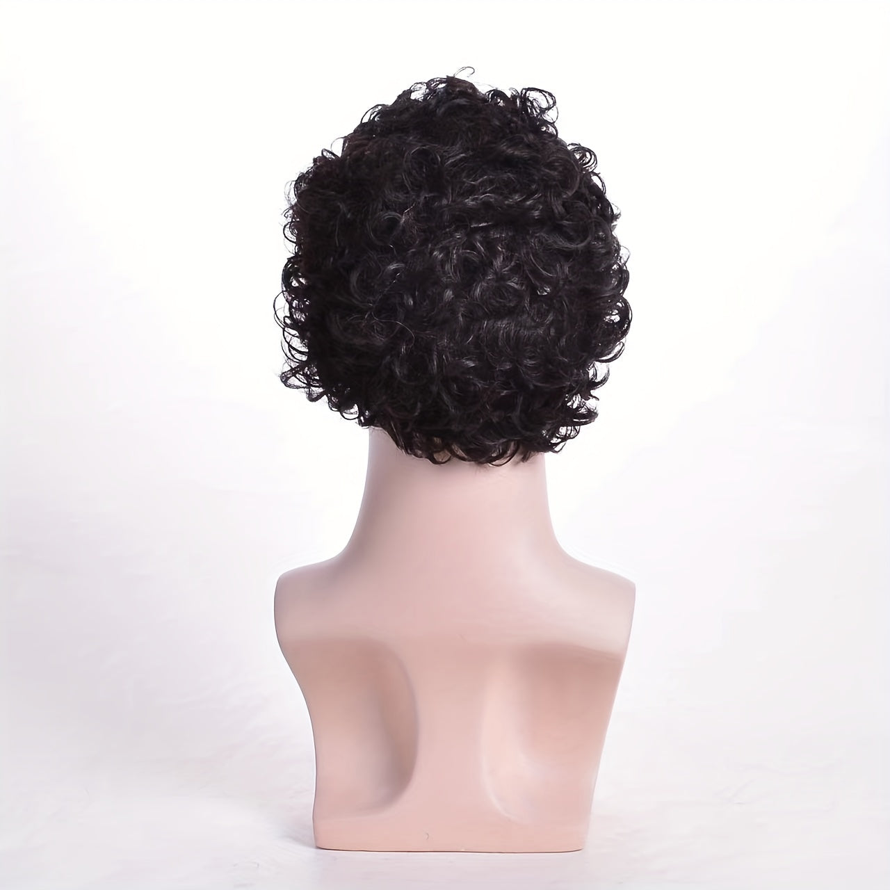 Men's Synthetic Curly Short Hair Natural Wig