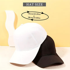 2pcs Couple Baseball Cap Unisex Sun Hat Adjustable Lightweight Golf