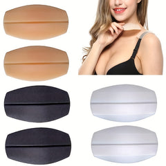 Invisible Silicone Shoulder Pads Non-slip Bra Strap Cushions