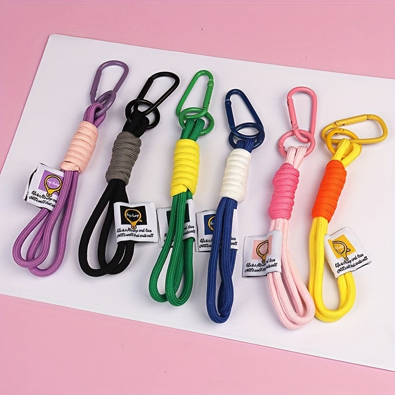 2pcs Nylon Rope Keychain Mountaineering Buckle Accessories