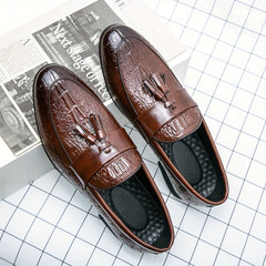 Men's Slip On Loafers Casual Walking Shoes Business Formal