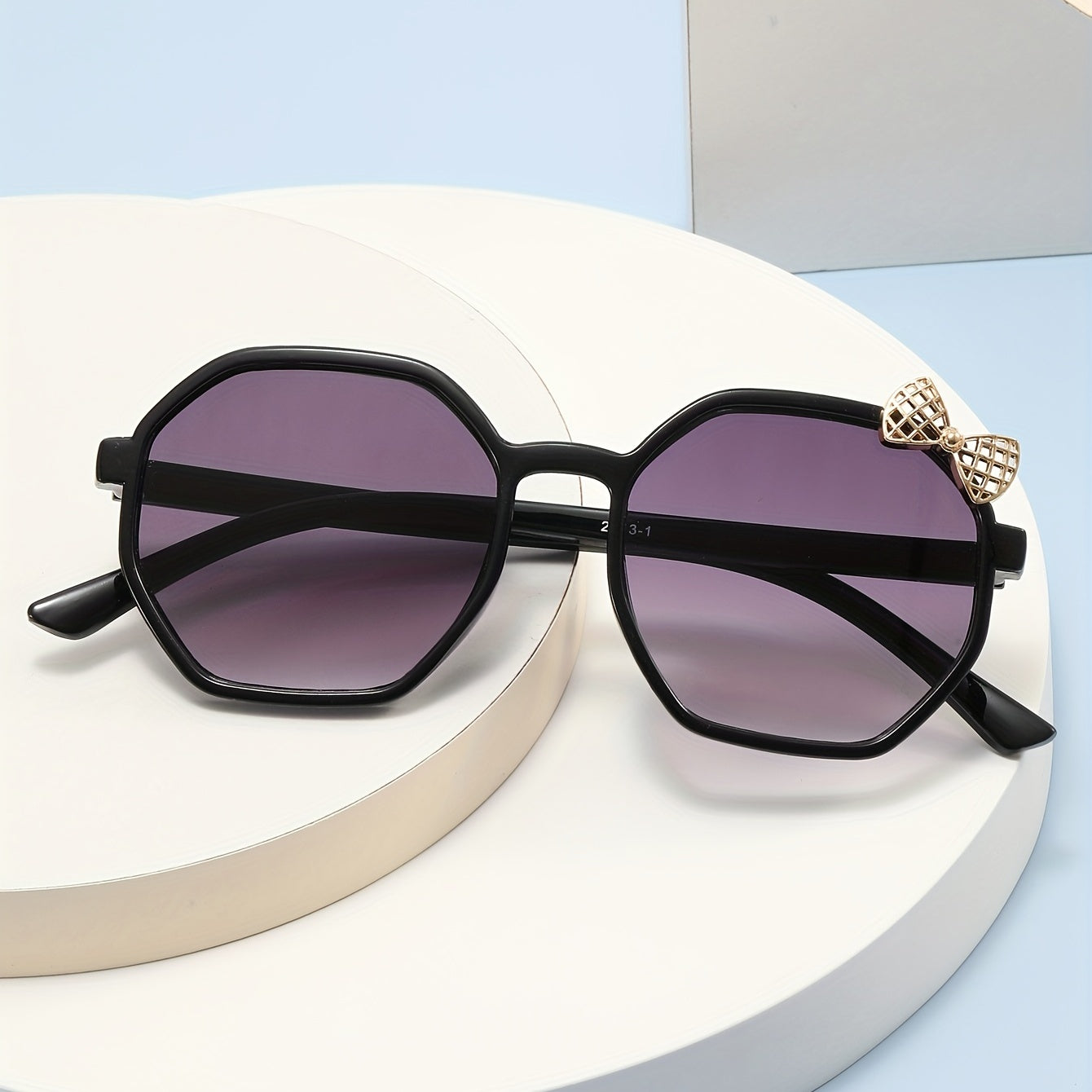 Girls Sweet Bowknot Sunglasses UV Protection Sunshade