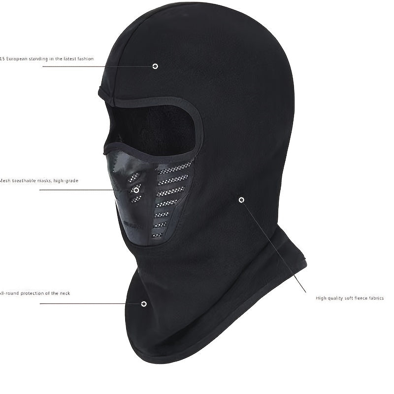Winter Cycling Ski Mask Outdoor Face Protection Pullover Cap