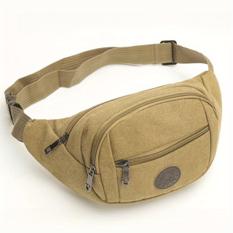 Canvas Chest Bag Messenger Bag For Outdoor Camping