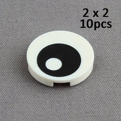 2x2 Smooth Round Eye Building Block Technology MOC Accessories